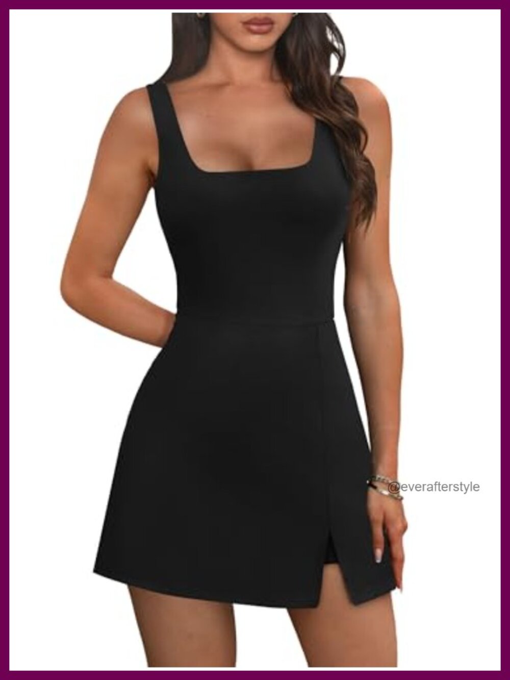 Athletic Dress with Built in Shorts Sleeveless Tennis Golf Pickleball Dress